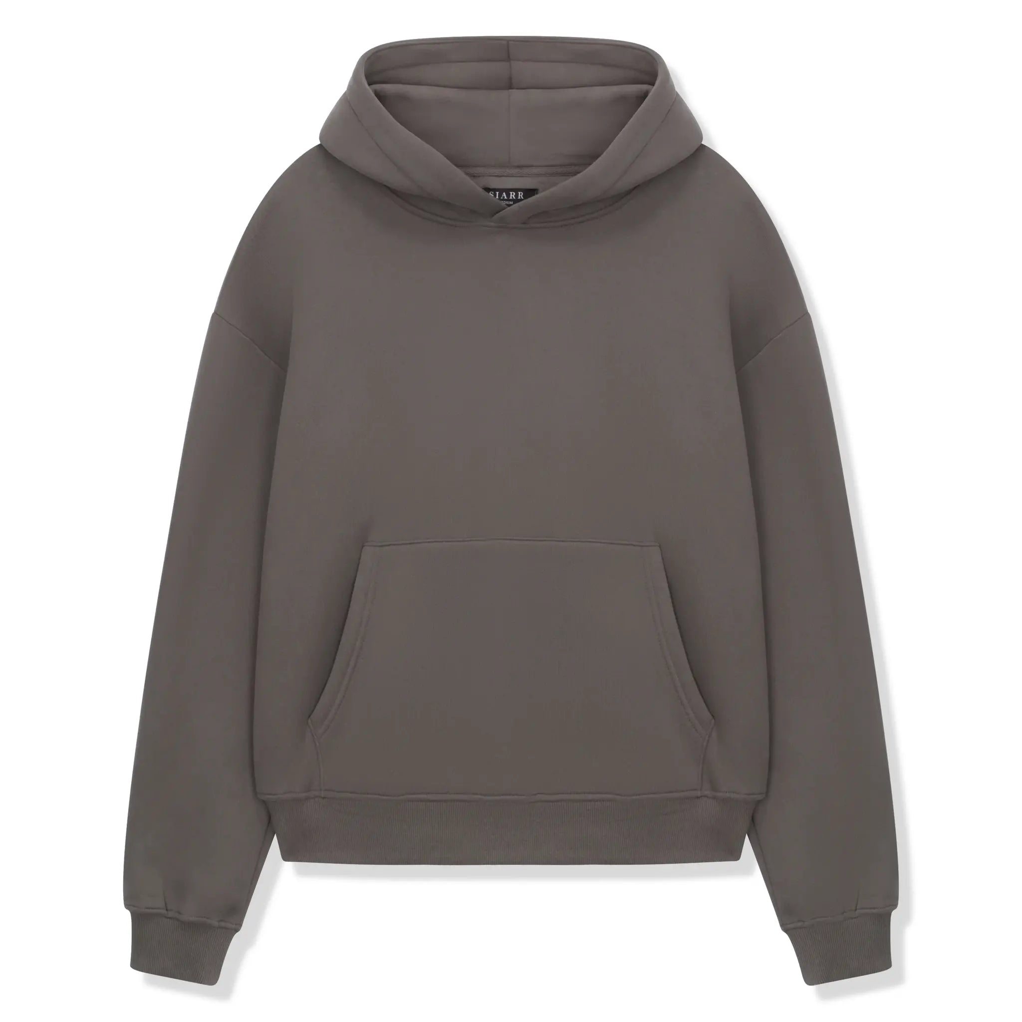 Front View of Preloved - SIARR Essential Dark Grey Hoodie & Sweatpants